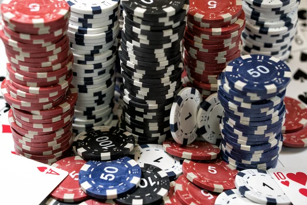 The place of a poker player — Stock Photo, Image