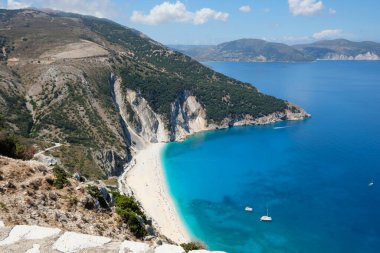 Kefonya deniz kıyısı manzarası, Yunanistan