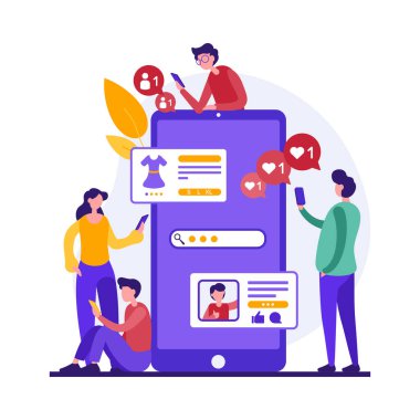 Modern akıllı telefonlardan sosyal medyayı takip edenler