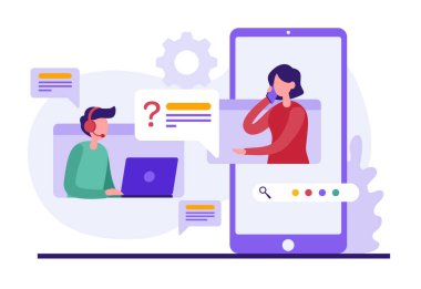 Kadın destek ajansına telefon ediyor.