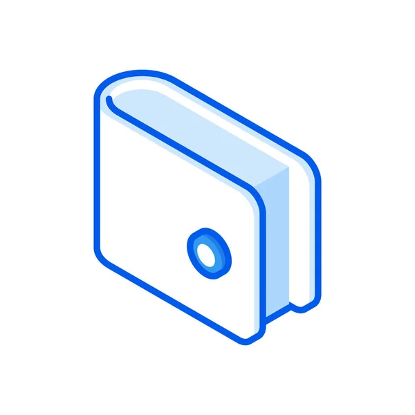 Isolerad ikon av anteckningsbok på vit bakgrund — Stock vektor