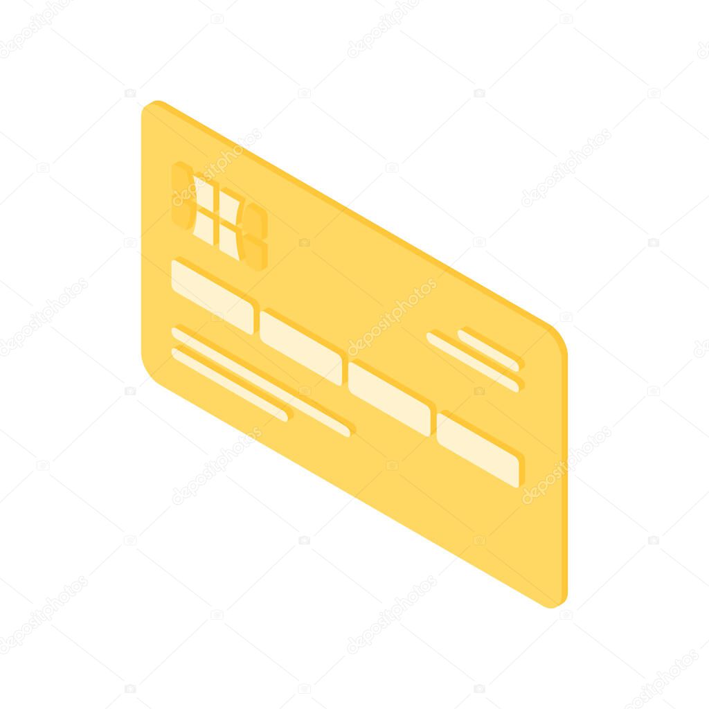 Vector design of reverse side of credit card