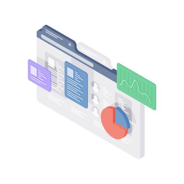 Çizelge ve diyagramlı bir web sitesi sayfası