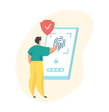 Doğrulama teknolojisi. Biyometrik erişim kontrolü. Parmak izi taraması