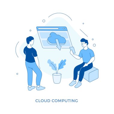 Bulut hesaplama. Çevrimiçi bulut depolama servisi kullanan insanlar