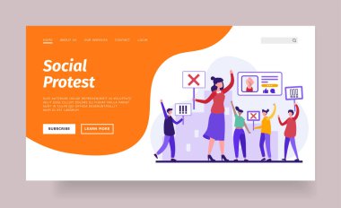 Sosyal çevrimiçi protestolar. Bir grup insan kabul edilemez kurallara ve çatışma yeniliklerine karşı isyan ediyor.