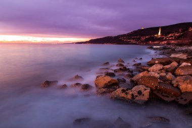 Kale ve deniz feneri Trieste
