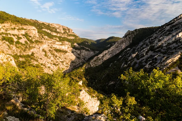 Autumn evening in Val Rosandra — Stock Photo, Image