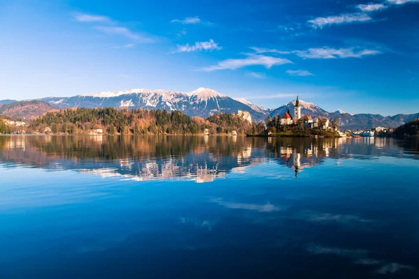 Morning at the lake of Bled — Stock Photo, Image
