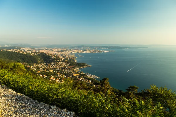 Noche en el golfo de trieste — Foto de Stock