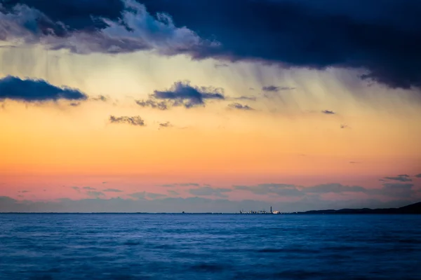 Kale ve deniz feneri Trieste — Stok fotoğraf