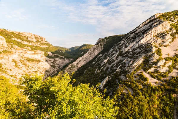 Autumn evening in Val Rosandra — Stock Photo, Image