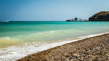 bir yaz günü İtalyan sahil