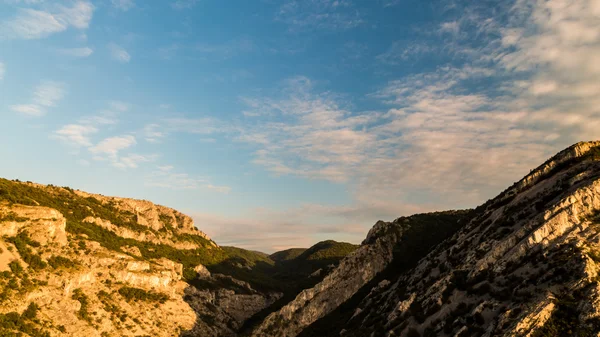 Höstkväll i Val Rosandra — Stockfoto