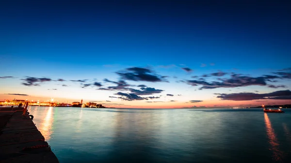 Il castello e il faro di Trieste — Foto Stock