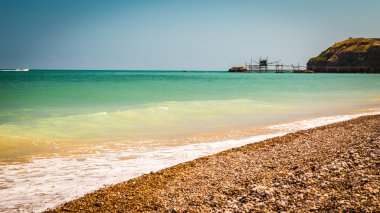 bir yaz günü İtalyan sahil