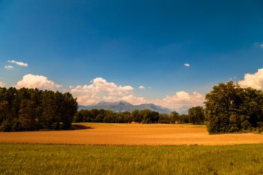 Alanları İtalya bir bahar günü '