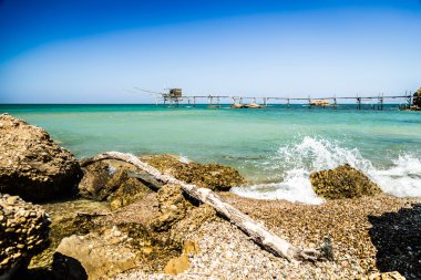 bir yaz günü İtalyan sahil