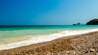 bir yaz günü İtalyan sahil