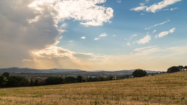 Tramonto nella campagna italiana — Foto Stock