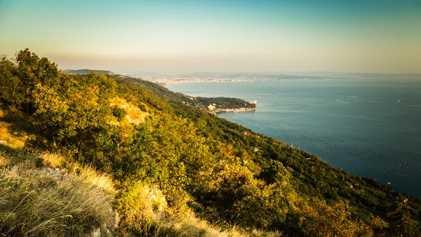 Noite no golfo de trieste — Fotografia de Stock