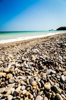 bir yaz günü İtalyan sahil