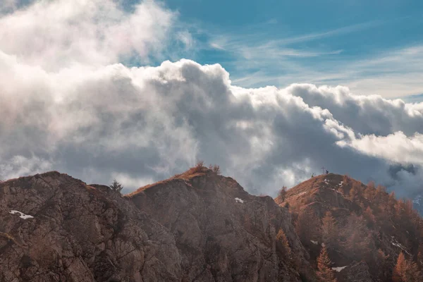 Octobre Trekking Dans Les Montagnes Forni Sopra Frioul Vénétie Julienne — Photo