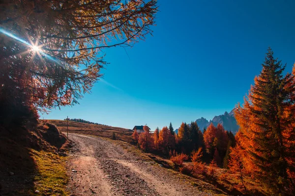 Autunno Sulle Alpi Italiane — Foto Stock