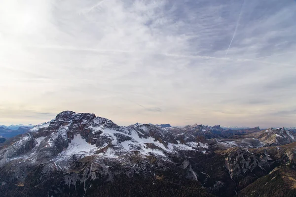 Automne Arrive Dans Les Alpes Italiennes — Photo