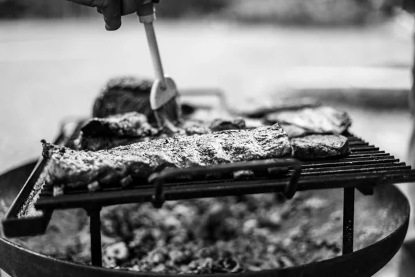 Summer Best Time Year Some Bbq — Stock Photo, Image