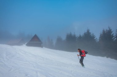 Julian büyük bir kar yağışından sonra Alp yapar. Udine ili, Friuli-Venezia Giulia bölgesi, İtalya