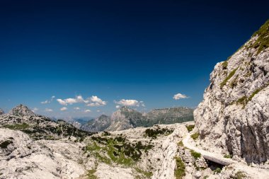 Canin planında güzel bir yaz günü, Julian Alps, Friuli-Venezia Giulia, İtalya