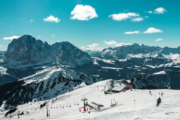 Beautiful Italian Dolomites Winter Day — Stock Photo, Image