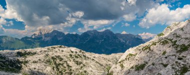 Canin planında güzel bir yaz günü, Julian Alps, Friuli-Venezia Giulia, İtalya