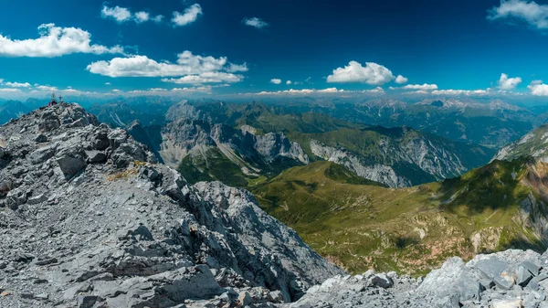 Letní Slunečný Den Nejvyšší Hoře Friuli Venezia Giulia Coglians — Stock fotografie