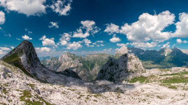 Canin planında güzel bir yaz günü, Julian Alps, Friuli-Venezia Giulia, İtalya