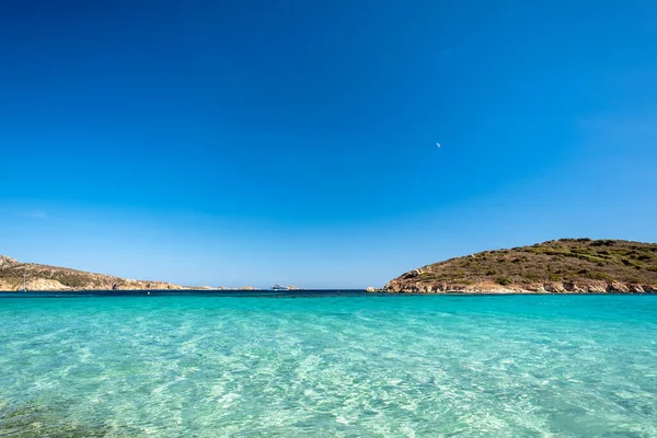 Летний День Пляже Турредда Красивая Песчаная Бухта Юге Сардинии — стоковое фото