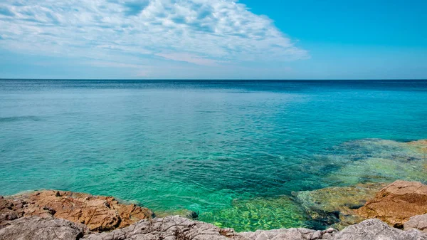 Laut Yang Indah Dari Premantura Kroasia — Stok Foto