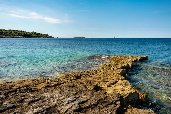 Laut Yang Indah Dari Premantura Kroasia — Stok Foto