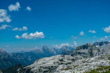 Canin planında güzel bir yaz günü, Julian Alps, Friuli-Venezia Giulia, İtalya