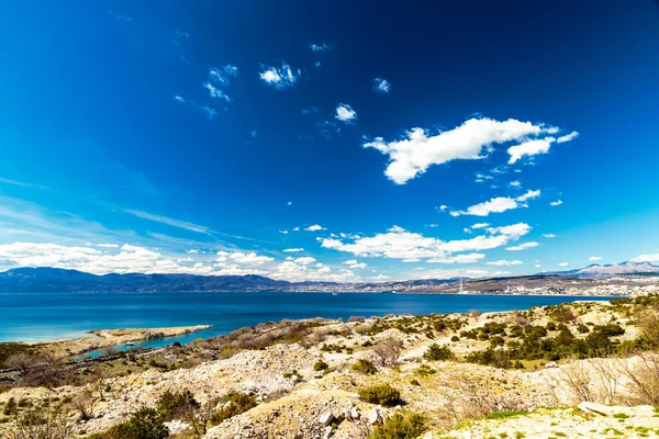 Sunny spring day on Dalmatian islands