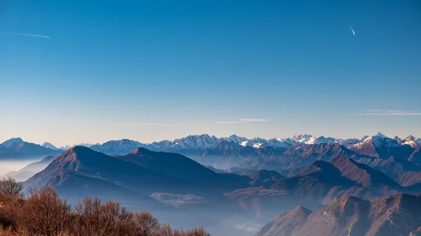 Trekking Winter Day Mountains Friuli Venezia Giulia Italy — Stock Photo, Image