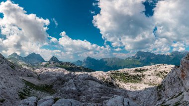 Canin planında güzel bir yaz günü, Julian Alps, Friuli-Venezia Giulia, İtalya