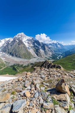 Monte Bianco grubunun güzel Alpleri