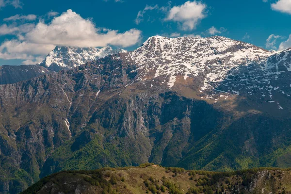 Val di Resia dağlarında güzel bir bahar günü Julian Alps, Friuli-Venezia Giulia, İtalya