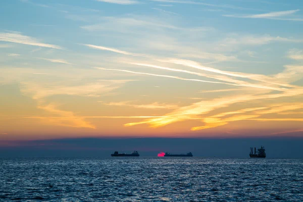 Tanker in the bay of Trieste — Stock Photo, Image