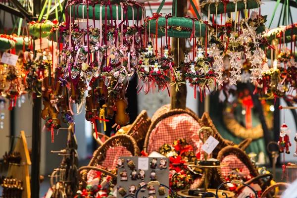 Old christmas fair in Salzburg — Stock Photo, Image