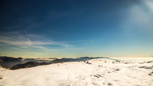 Italiaanse bergen in de winter — Stockfoto