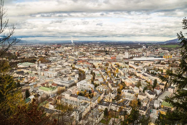 View of Salzburg from Kapuziner's Hill — Stock Photo, Image
