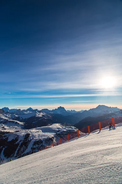 Italian Dolomiti ready for ski season — Stock Photo, Image